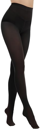DDOBB Womens Opaque Tights 80 Denier High Waist Black 2XL/3XL (UK 16-20)