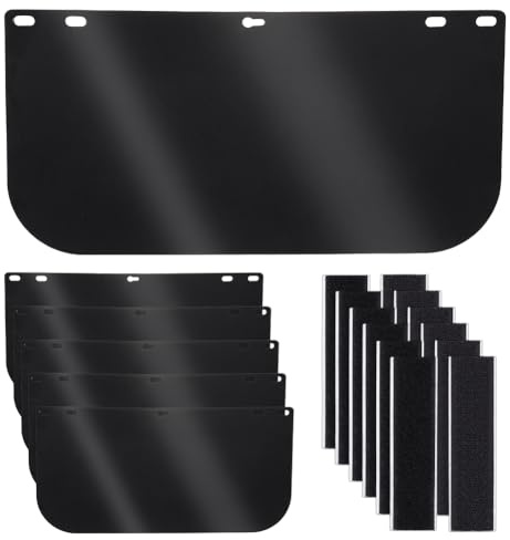 PH PandaHall 6 Pack Visière de Rechange pour Masque de Soudure 39x19.7cm Visière de Rechange pour Masque de Soudure Protection Faciale Intégrale pour Meulage Découpe Soudure Cosplay