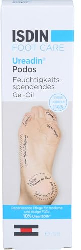 ISDIN Ureadin Podos feuchtigkeitsspendendes Gel-Oil für trockene und rissige Füße, 75 ml Gel