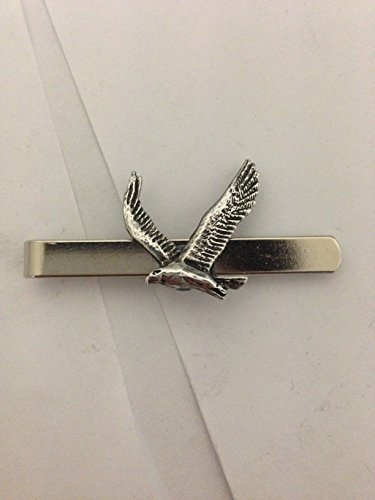 Krawattennadel mit goldenem Adler R188, englisches Zinn, handgefertigt in Sheffield
