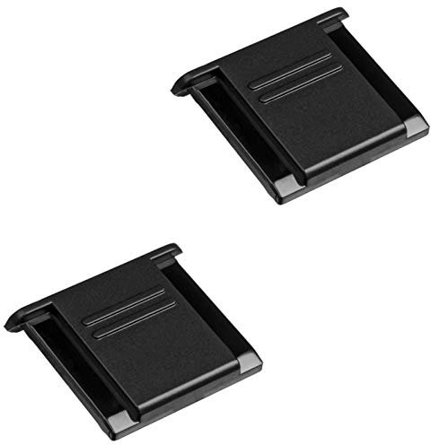 VKO Blitzschuhabdeckung Blitzschuh-Abdeckkappe geeignet für D5600 D5500 D5300 D3500 D3400 D3300 D7500 D7200 D850 D810 D750 D500 D5 D4s D4 Z7 Z6 D610 D90 Ersetzt BS-1 (2 Stück)