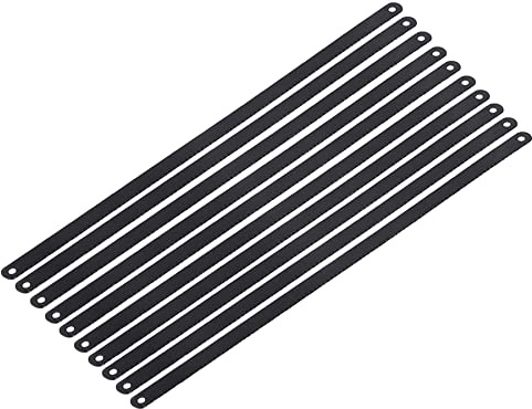 Dapetz ® Hacksaw Blades 12” Bi-Metal 24 TPI Flexible High Speed Saw Carbon Steel Hacksaw Replacement Blades 300mm Direct Cutting Mild Steel & Soft Non-Ferrous Metals 10PCS