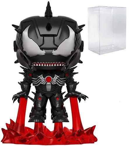 Funko POP Marvel: Venom - Venomized Iron Man Vinyl Figure (Bundled with Compatible Box Protector Case)