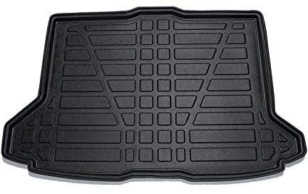 OMAC Kofferraumwanne Laderaumwanne kompatibel mit Volvo C30 2006-2013 Gummi TPE Schwarz