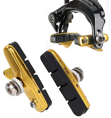 Fahrrad Bremsbeläge Set, 1 Paar 2,24x1,02x0,94 Zoll Leichtgewicht Rennrad Mountainbike Zyklus Fahrrad Bremsklötze Blöcke Schuhe Rennrad Bremsklötze Bremsbeläge Zubehörteile für linkes und rechtes Rad