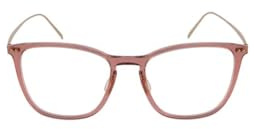 Rodenstock Quadratisch Azetat Brillen in Rose, Gold für Damen, Brille mit Sehstärke, optional mit Sonnenbrillen tönung oder Blaulichtfilter (Modell R7134)