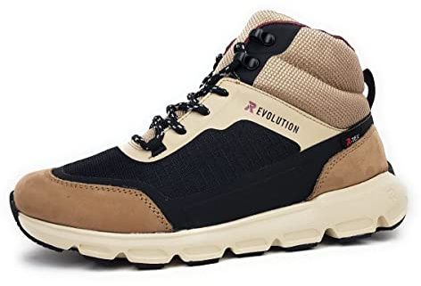 Rieker Evolution snörkängor för kvinnor, Beige kombi, 38 EU