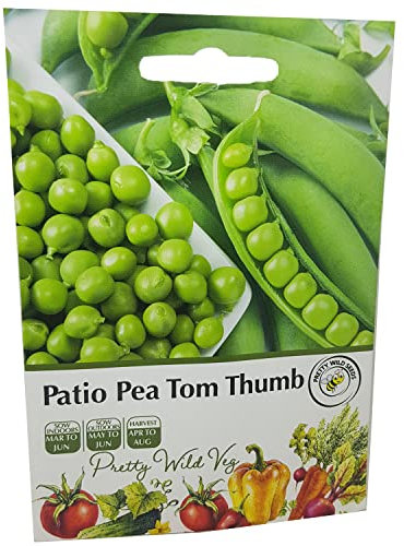 Patio Pea Tom Thumb Vegetable Fruit Seeds Veg Seeds Cabbage Carrot Sweetcorn Tomato Strawberry (Patio Pea Tom Thumb)