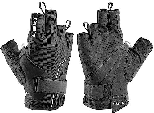 LEKI Nordic Breeze Shark Short Handschuhe, Black-White, EU 9