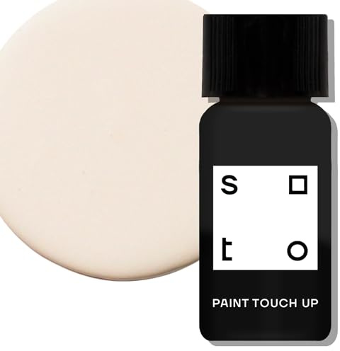 soto Off-White Paint Touch Up, Appliance + Porcelain, High-Gloss Finish (No. 08 Artisan White) - 10 Milliliters of Enamel + Bathtub Repair for Tub, Tile, Appliances, Interior/Exterior