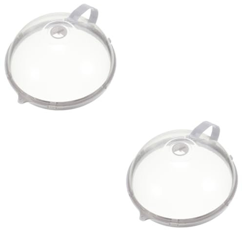 IMIKEYA 2pcs Microwave Splatter Lid for Plate Dishwasher Safe Fits Microwave Ovens
