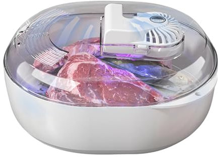 Fleischenteiser – Huhn-Auftauwerkzeug, Steak-Auftauplatte, Auftauplatte für Fleisch, USB-Ladegerät, Auftauplatte, Maschine für Haushalt, Fisch, Huhn und Steak