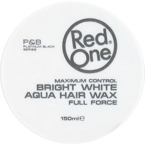 RedOne White Aqua Haarwachs, 150 ml, maximale Kontrolle, Glanz und Pflege