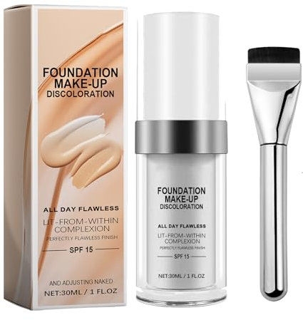 Farbwechsel-Foundation, Makelloses Make-up für die Farbwechselnde Grundierung, Concealer Abdeckung Makellose Color Changing Foundation Grundierung, Leichtgewicht