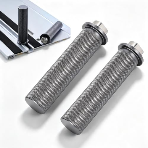 Culnflun Bankhunde Führungsschiene, 2 Stück 20mm Holzbearbeitung Bankhaken, Aluminiumlegierung Bench Dogs Bank-Hundeklemme Bankstopps, Werkzeug Hobelbank Holzbearbeitungstisch Werkbank Zubehör