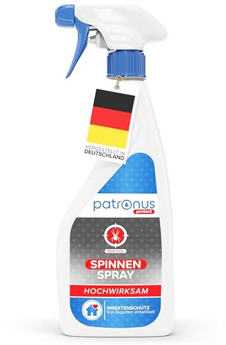 Patronus Spinnen-Spray mit maximaler Sofortwirkung für effektive Spinnen-Abwehr 500 ml - schnell & zuverlässig für Innen und Außen (Haus, Wohnung, Boot etc.), hochwirksam & laborgeprüft