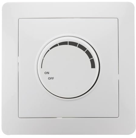 Interrupteur variateur LED blanc - Zenitech
