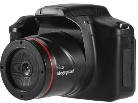 Sirxlevcy Fotocamera Professionale Fotocamera Digitale SLR Videocamera Digitale Portatile 16X Zoom Digitale 16MP HD Fotocamera Selfie con Uscita