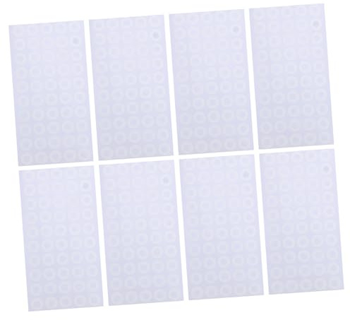 1000 Piezas Etiquetas Adhesivas de Refuerzo de Redondos para Perforaciones para Archivadores Libros y Oficina