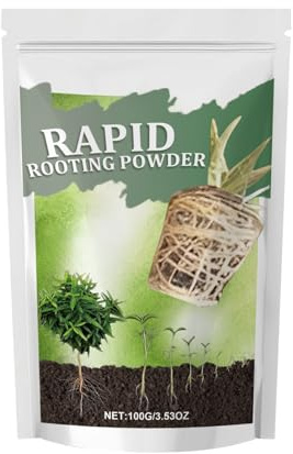 Rooting Powder for Plants - Succulents Growth Stimulator | Natural Fast-acting Root Stimulating Growth Powder for Garden Tree Plant Vegetable Flower