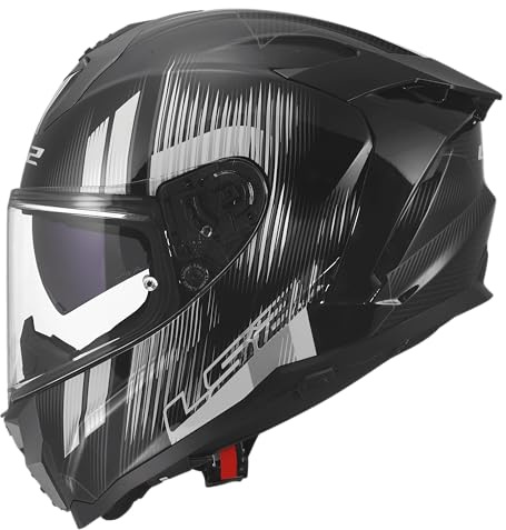 LS2, Integraler Motorradhelm CHALLENGER II NITRO Black Grey, M