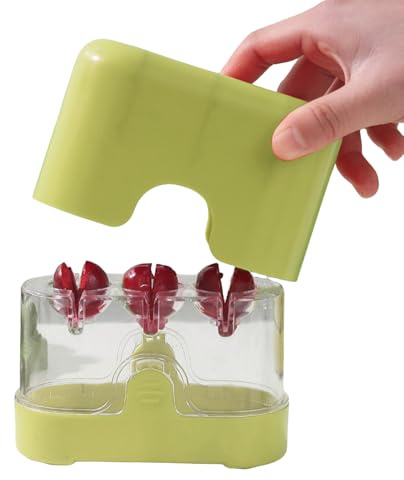 Snocciolatore per Olive e Ciliegie - Denocciolatore a pressione manuale per olive | Snocciolatore da cucina per ciliegie - per chef, ristoranti, pasticceria, preparazione pasti in famiglia e uso