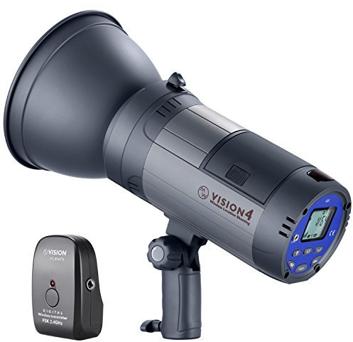 Neewer Vision 4 300W Strobo Flash da Studio per Esterno Monoluce Alimentata da Batteria Li-ion Cordless con 2.4G Wireless Trigger, 700 Flash a Piena Potenza, Riciclo 0,4-2,5s, Bowens Mount