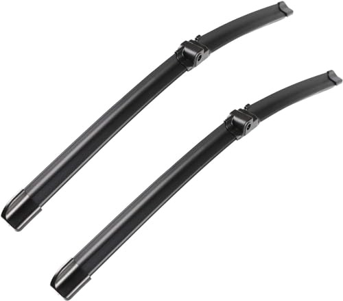 Anrddo Torkblad för vindrutetorkare, fabriksersättning, ersätter originalutrustning, 66 + 66 cm (set om 2)