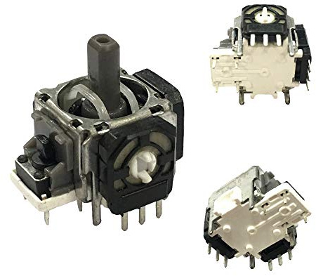 ALPS - Palanca de mando analógica 3D de repuesto para mando de PS3 Dualshock 3, color negro