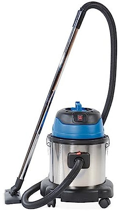 HEMMDAL Industriestaubsauger | 1.300 W | 15 Liter Fassungsvermögen | Nass-Trockensauger mit einem leistungsstarken Saugmotor | Kippfahrgestell | Zubehör für unterschiedliche Einsatzbereiche