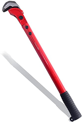CHENGNAN Pesado Juego de Herramientas Universal Llaves Inglesas Multifunción Ajustable Bloqueo Automático Rápido con Mango Cómodo,【24】 Inches