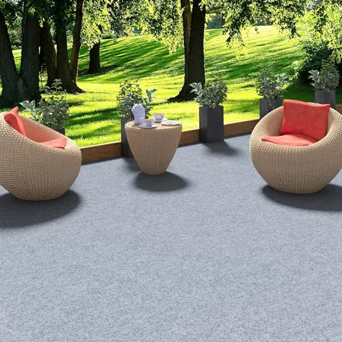 Snapstyle Kunstrasen | Rasenteppich mit Noppen | Wetterfest | Balkon | Terrasse | Outdoor Teppich
