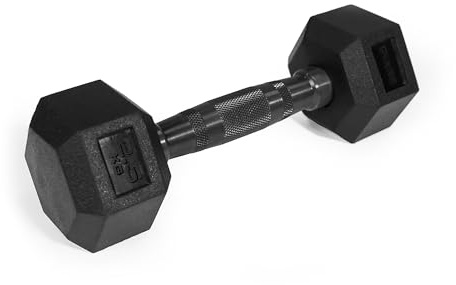 Zipro Hantel HEX, rutschfestes Kurzhantel, Stahl-Gummi Dumbbell, Gewicht 2.5-17.5 kg, Home Gym, Krafttraining zuhause, hexagonale Form, 1er - Set