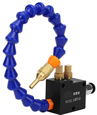 Kool Mist Kylvätskesystem Mister for Mill CNC Cooler Fraktionerad Smörjning Fräs Kylning Mini Svarv Smörjmedelsmunstycke Spray Origm Lube, Power Tools Kylvätska Smörjmedel