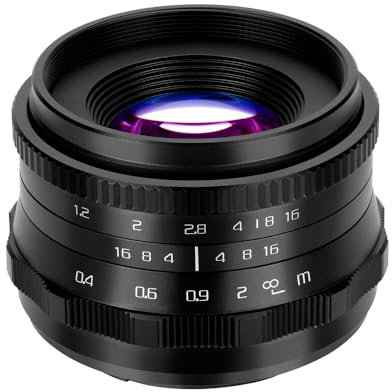 JINTU 35mm f/1.2 Prime Lens for Sony Full Frame/APS-C E-Mount camera A6000 A6100 A6600 A6400 A6500 A7IV A7II A7III A7RIII ZV-E10 A7RIV A7C