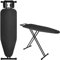 Foldable Ironing Board, Lightweight Iron Board, Adjustable Height, Space-Saving Ironing Stand Heat Resistant Washable Cover with Iron Rest, Non Slip Reinforced Heavy Sturdy Metal Steel Legs