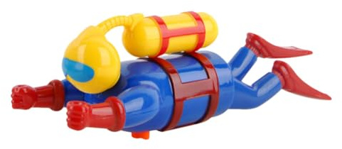 Upkoch Giocattolo Subacqueo a Carica Per Bambini Figura Diver Galleggiante Per Vasca Da Bagno Giocattolo Da Bagno Con Movimento a Molla Dimensioni Regalo Per Neonati