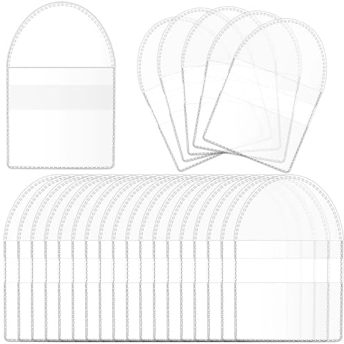 Münzhüllen für Münzen, 6,1 x 6,1 cm, transparent, PVC-Münzschutz, kleine Münzhalter, Kunststoff-Münztasche für Münzen, Schmuck und kleine Gegenstände, 100 Stück