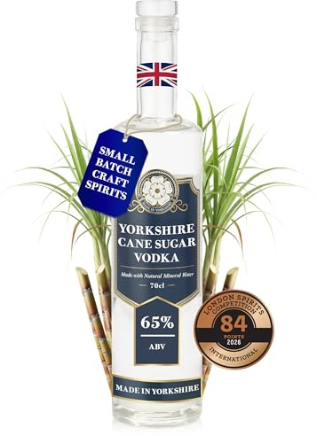 Yorkshire Spirits Vodka Blue, Small-Batch Cask Strength, 70cl, 65% ABV