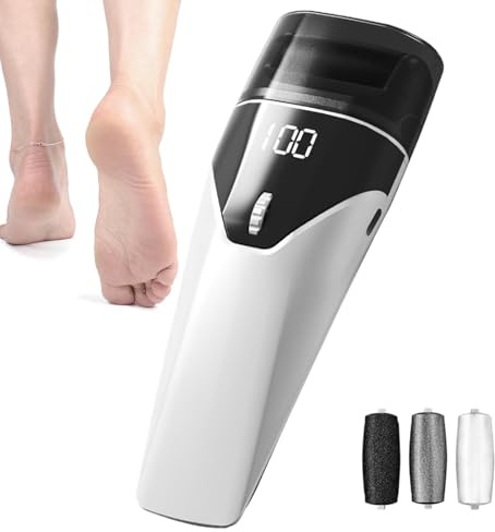 Exfoliante Eléctrico para Pies Raspador de Automático | Eléctrico Apto Para En Interiores Exteriores Viajes Camping Y Residencias Estudiantiles