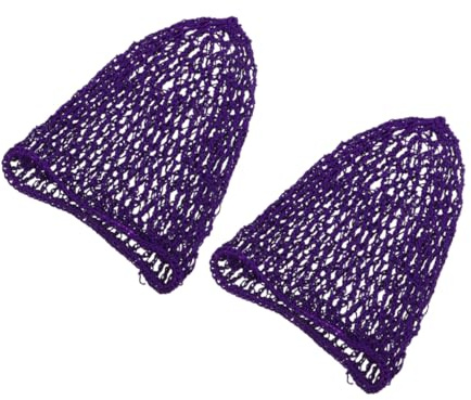 BESTYASH 2stücke Netzhaarnetz für Damen zum Schlafen und Haarpflege Handgehäkelt Atmungsaktiv Komfortabel und Einfach zu Tragen für Täglichen Gebrauch und Verschiedene Anlässe