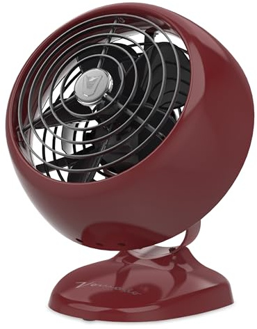 Vornado VFAN Mini Classic Metal Air Circulator Retro Computer and Bedside Table Air Circulator, 2 Speeds, Adjustable Tilt, Personal Cooling with Flow