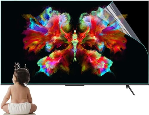 RAGOPILEN Protecteur d'écran TV, Film de Protection d'écran for téléviseur LCD LED 4K OLED QLED HDTV 43 50 55 58 60 65 75 Pouces, Plusieurs Tailles(55in 1211x682mm)