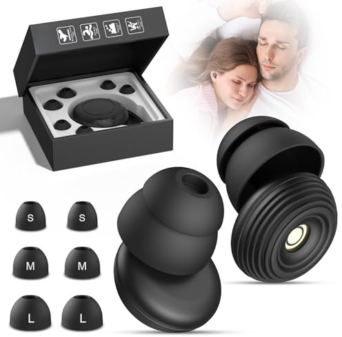 Ohrstöpsel zum schlafen, Ohrstöpsel Gute Nacht 45dB Gehörschutz Schlafen Ohrenstöpsel, Earplugs Noise Cancelling Wiederverwendbare Soft mit Tragetasche, Gut zum Schlafen, Reisen, Konzentration