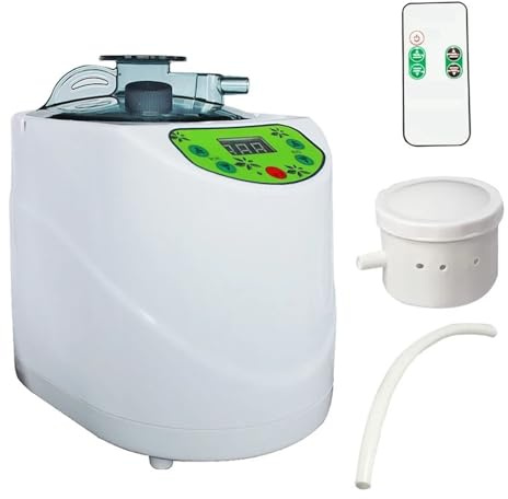 Generador De Vapor For Sauna De 1000W Y 3L, Olla De Vapor For Sauna De Acero Inoxidable, Máquina De Fumigación Portátil For Spa En Casa Calefacción Eficiente