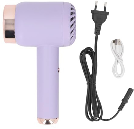 CHICIRIS Asciugacapelli Ionico, Asciugacapelli Senza Fili con Tecnologia Ionica Avanzata con Batteria da 1500 MAh e Motore Ad Alta Potenza, per Un'asciugatura Rapida nel Salone di (PURPLE)