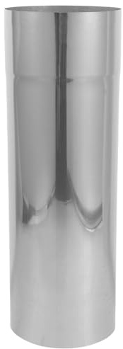 NOLITOY Tubo di Scarico in Acciaio Inox per Stufa a Legna Prolunga Canna Fumaria 30Cm per Riscaldamento Rurale Kit Tubo per Camini Resistente alla Corrosione Accessorio per Caldaie e