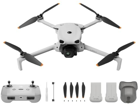 DJI Lito 1 Combo mit 2 Akkus Bundle, Drohne mit 4K Kamera, Hinderniserkennung, ActiveTrack, 4K Video & 8K Foto, Leicht, 15 km Videoübertragung, C0 (Drone Lito 1 Combo)