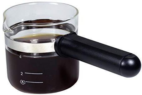 Univen 4 Cup Glass Espresso Coffee Carafe Compatible with Mr. Coffee, Krups, Salton, DeLonghi, Imusa, etc