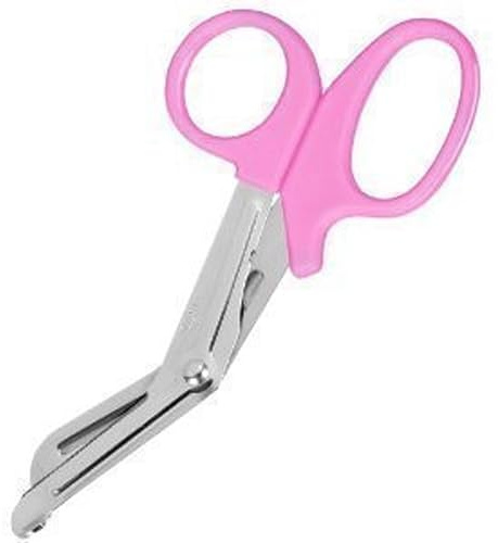 Tuff-Schere von INSGB® , robust, für Erste Hilfe, Krankenschwestern, Rettungssanitäter, medizinische Notfälle, Small, rose, 1